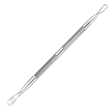 YNR Extracteur de points noirs et d'acné avec aiguille double outil utilisé pour enlever les points noirs et boutons du visage
