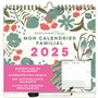 Boxclever Press ‘Mon Calendrier Familial’. Calendriers muraux à 6 colonnes. Calendrier 2025 mural de jan - déc 25. Calendrier fa