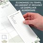 Boxclever Press ‘Mon Calendrier Familial’. Calendriers muraux à 6 colonnes. Calendrier 2025 mural de jan - déc 25. Calendrier fa