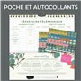 Boxclever Press ‘Mon Calendrier Familial’. Calendriers muraux à 6 colonnes. Calendrier 2025 mural de jan - déc 25. Calendrier fa