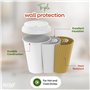 FOOGO Green Lot de 25 gobelets à café jetables en papier avec couvercles, solides à triple paroi avec couvercles sécurisés, pour
