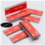 4 x 50mm Charnières Flexibles à profil bas de -Aucune colle requise. Charnières auto-adhésives. Charnières actives flexibles