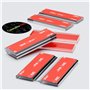 4 x 50mm Charnières Flexibles à profil bas de -Aucune colle requise. Charnières auto-adhésives. Charnières actives flexibles, tr