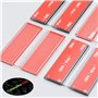 4 x 50mm Charnières Flexibles à profil bas de -Aucune colle requise. Charnières auto-adhésives. Charnières actives flexibles, tr