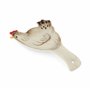 Cooksmart Hen House Lane Grand repose-cuillère | Porte-ustensiles de cuisine de ferme britannique | Repose-cuillère en grès en f