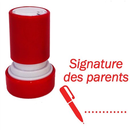 Signature des Parents Tampon Auto-Encreur Pour Les Enseignants