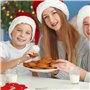 Paille Papier Noel (200 Pcs) - Paille Decorative Biodegradables 2 Couleurs Thème de Noel avec 8 Designs Différents - Paille a Bo
