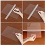 Belle Vous Lot de 10 Plaque Acrylique Transparent - Plexi 1mm de 20 x 25,5 cm Plexiglas Transparent pour le Remplacement - Cadre