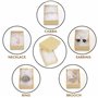 6 cm - Ecrin Bijoux en Carton Brun pour Prése