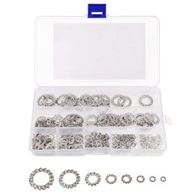 Belle Vous Rondelle Autobloquante Étoilée à Denture Extérieure (300 Pièces) - Tailles M2