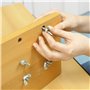 Belle Vous Assortiment Ecrou Papillon à Ailettes (100 Pièces) - Tailles M3, M4, M5, M6, M8 et M10 - Vis de Fixation en Acier Ino