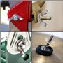 Belle Vous Assortiment Ecrou Papillon à Ailettes (100 Pièces) - Tailles M3, M4, M5, M6, M8 et M10 - Vis de Fixation en Acier Ino