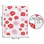 3 cm - Sac Plastique Poignée Brillant pour Fêtes