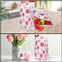 Belle Vous Sac Transport pour les Courses (Lot de 100) - 30 x 38,3 cm - Sac Plastique Poignée Brillant pour Fêtes, Courses, Vête