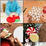 Belle Vous Lot de 6 Support Polystyrene Rond - Diamètre 30 cm, Épaisseur 2,5 cm - Polystyrene Gateau, Modelage, Projets Scolaire