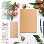 Belle Vous Papier Kraft Ondulée Marron (Lot de 100) - 18 x 12,5 cm - Carton Ondulé d’Emballage de 2,8 mm d’Épaisseur pour le Cou