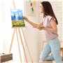 Belle Vous Lot de 14 Toile a Peindre - 30 x 40 cm - Toile Vierge Pré-Étirée – Idéales pour la Peinture à l’Huile, Acrylique et p
