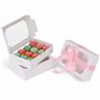Belle Vous Boite de Gateaux en Carton Blanche avec Fenêtre (Lot de 20) - 13