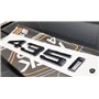 MCK Auto - 435i Noir brillant Wing Fender Avant Arrière Badge Logo Boot Emblème Autocollant Autocollant Tuning