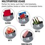 RAMOFY Lot de 100 sacs d'emballage extra petits de 11,4 x 17,8 cm, sacs postaux en plastique, emballage colis vetement, sacs pos