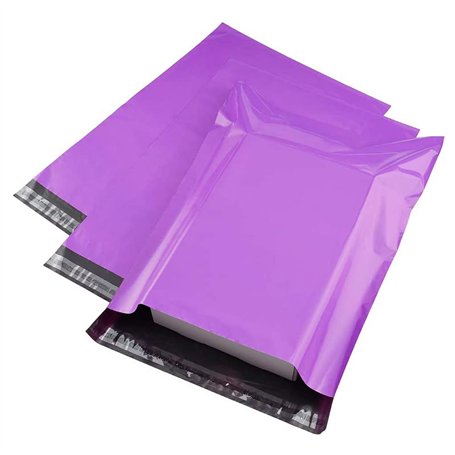 Lot de 10 petits sacs d'expédition colorés de 16