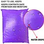 Lot de 10 petits sacs d'expédition colorés de 16,5 x 22,9 cm, sacs postaux en plastique, sacs postaux pour vêtements, sacs posta