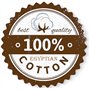 Lot de 2 taies d'oreiller Oxford blanches | Housses de coussin standard 50 x 75 cm | 400 fils au pouce carré 100 % coton égyptie