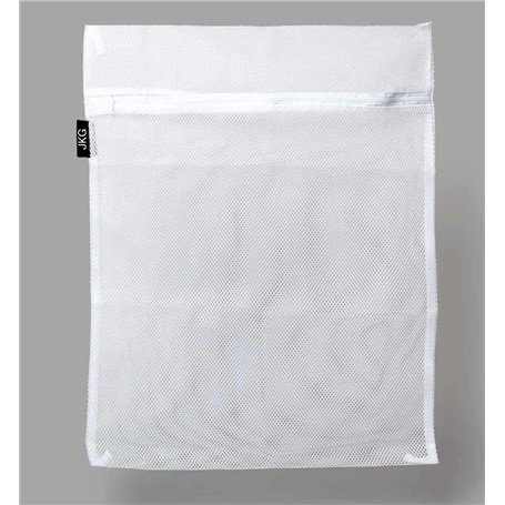 JKG® Grand sac de lavage en maille avec fermetures éclair – 60 cm x 40 cm | Parfait pour sac à linge
