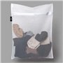 JKG® Grand sac de lavage en maille avec fermetures éclair – 60 cm x 40 cm | Parfait pour sac à linge, sac de lavage – Sac en mai