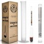 BREWING MATE Homebrew Hydromètre avec pot d'échantillonnage de 100 ml – Équipement essentiel pour la fabrication de bière