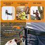 Tool Tether Clip ceinture pour casque de sécurité – Attrape-ceinture polyvalent pour casques, gants, accessoires EPI, fils, cach