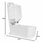 Blake & White Purely Smile Distributeur de Savon/désinfectant en Plastique Blanc