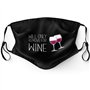 Masque facial amusant pour adultes avec 5 filtres - Lavable et réutilisable - Unisexe - Respirant