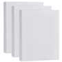 AvoDovA 15 * 20CM Blanche Toiles à Peindre Encadrées
