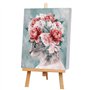AvoDovA 15 * 20CM Blanche Toiles à Peindre Encadrées, 3PCS Panneaux de Toile de Peinture, Coton Chassis Entoilé à Peindre, Toile