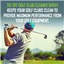 Tee Off Nettoyant pour Clubs de Golf | Utilisation sur Les fers à Repasser, Bois, putters, poignées, balles, Chaussures et Sacs,