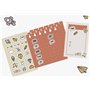Creavvee Lot de 4 autocollants par feuille - 25 feuilles A4 - Papier autocollant blanc imprimable pour imprimantes laser et jet 