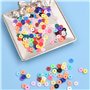 Yuknees Perles Heishi 5200Pcs Perle Plate Kit Perle pour Bracelet avec Perles Lettres Alphabet Perles pour Bijoux Collier Boucle