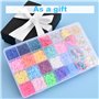 Yuknees Perles Heishi 5200Pcs Perle Plate Kit Perle pour Bracelet avec Perles Lettres Alphabet Perles pour Bijoux Collier Boucle