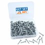 Lot de 150 clous galvanisés de 20 mm – Clous en feutre à tête extra large pour toit d'abri de jardin – Clous en feutre résistant