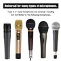 Pinsheng 6 Pièces Mousse Microphone Bonnette, Microphone à Main Housse en Mousse, Filtre Anti Pop Vent en Mousse pour KTV, Perfo