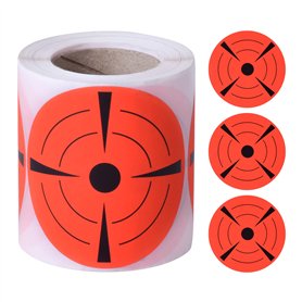 Pinsheng 200 Pièces 3 Pouces Rondes Adhésives Cibles Autocollant Cible Cibles de Tir Autocollants Cibles Adhésives Réactives Aut