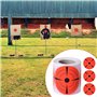 Pinsheng 200 Pièces 3 Pouces Rondes Adhésives Cibles Autocollant Cible Cibles de Tir Autocollants Cibles Adhésives Réactives Aut