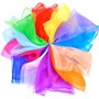 Pinsheng 12 pièces Foulards de Danse Colorées