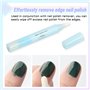 Pinsheng 2 Pièces Stylo Correcteur de Vernis à Ongles, Nail Art Correcteur Stylo Rechargeable Stylos Correcteur de Manucure avec