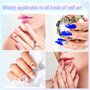 Pinsheng 2 Pièces Stylo Correcteur de Vernis à Ongles, Nail Art Correcteur Stylo Rechargeable Stylos Correcteur de Manucure avec