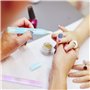 Pinsheng 2 Pièces Stylo Correcteur de Vernis à Ongles, Nail Art Correcteur Stylo Rechargeable Stylos Correcteur de Manucure avec