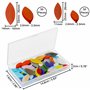 Belle Vous Tesselles Mosaique de Pétales de Verre (100 Pièces) - Mosaique Verre de Couleurs et Tailles Variées - Carreaux de Feu
