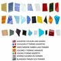 Belle Vous Tesselles Mosaique de Couleurs Variées (800 g) - 50-60 Pièces Environ de Mosaique Verre - Différentes Tailles et Form