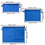 Belle Vous (Lot de 24) Pochette Plastique Zip - Pochette Zippée A4, A5 & A6 - Pochette Plastique Étanche Multi-Usages pour Voyag